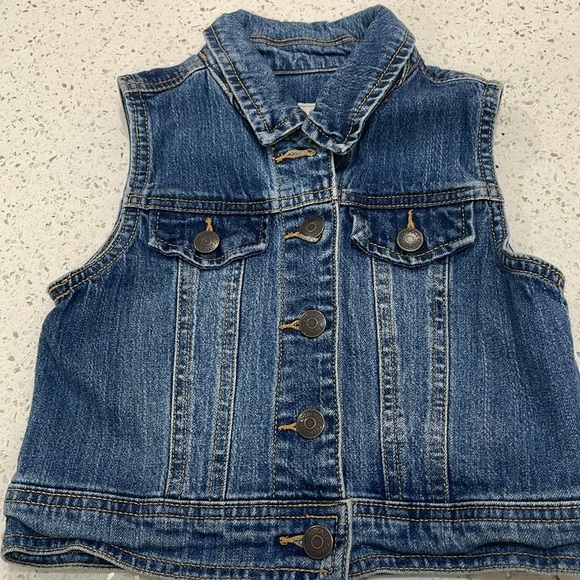 Cherokee GIRLS Denim Vest size 6/6X - Picture 1 of 4